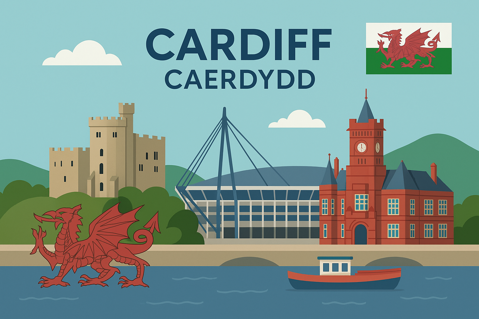cardiff, pays de galles