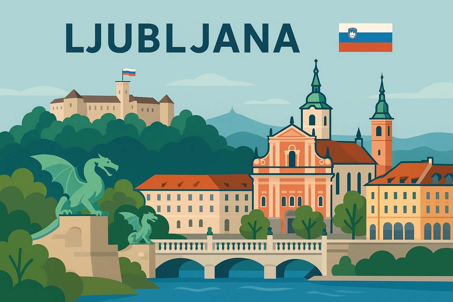 ljubljana, slovénie