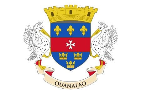 flag of saint barthelemy