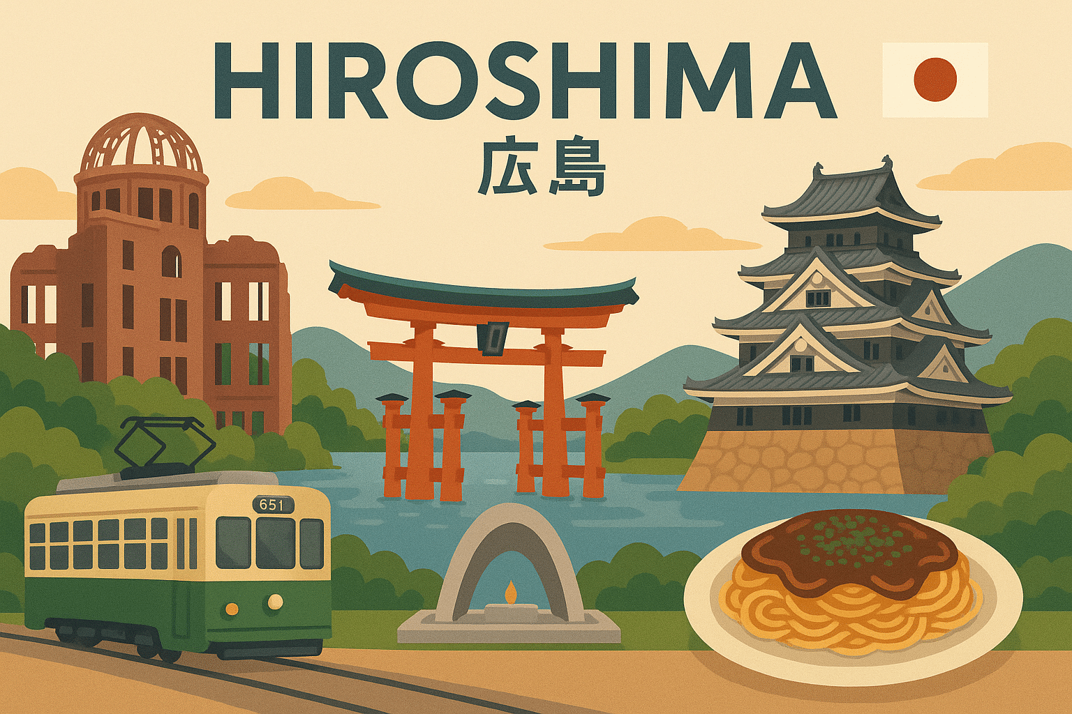 hiroshima, japon