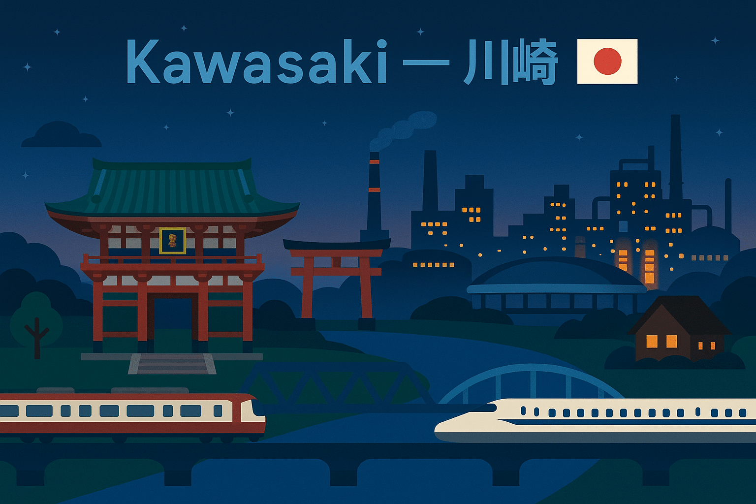kawasaki, japon
