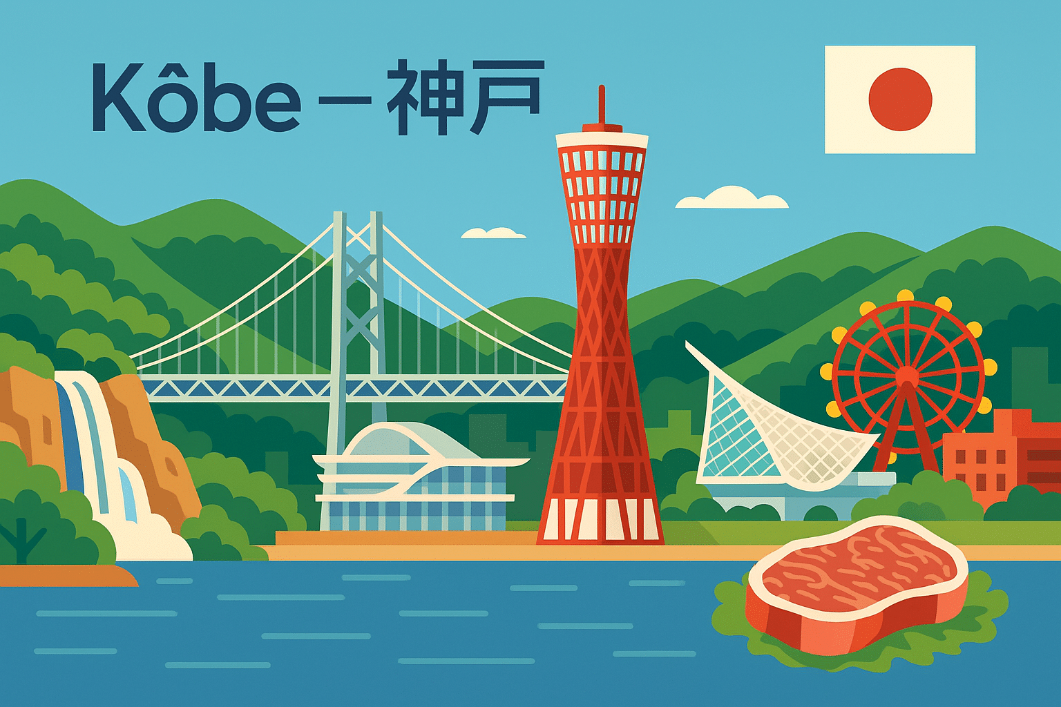 kobe, japon