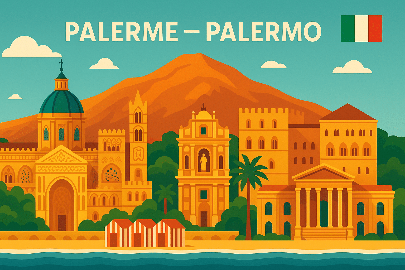 palerme, italie