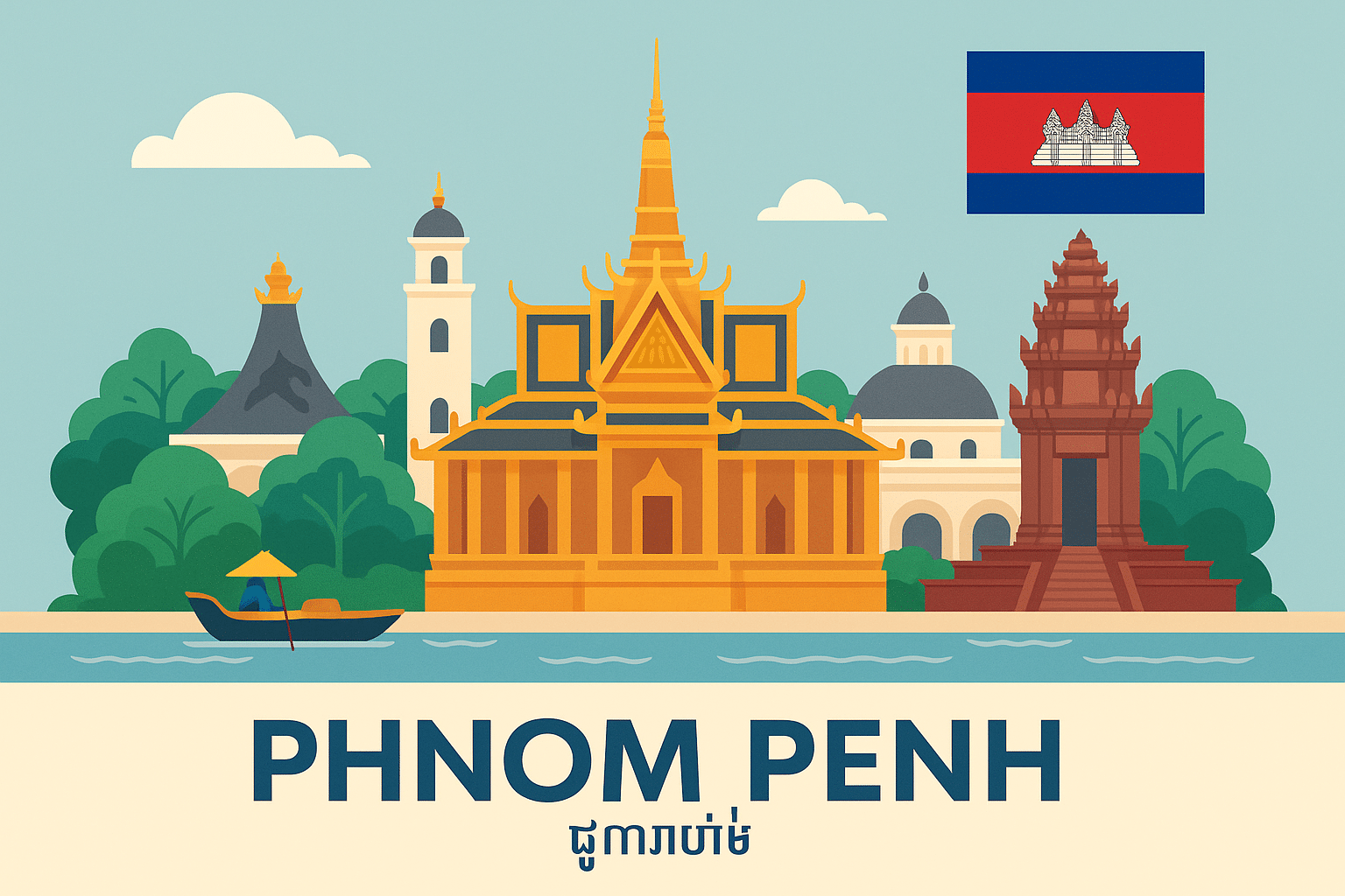 phnom penh, cambodge