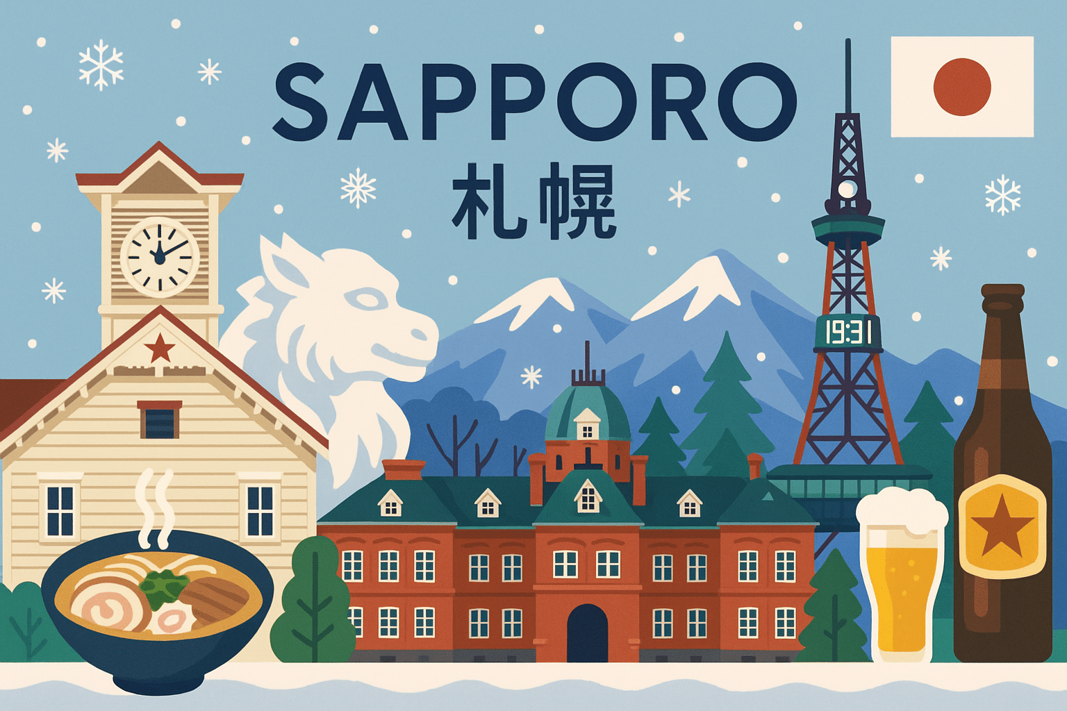 sapporo, japon