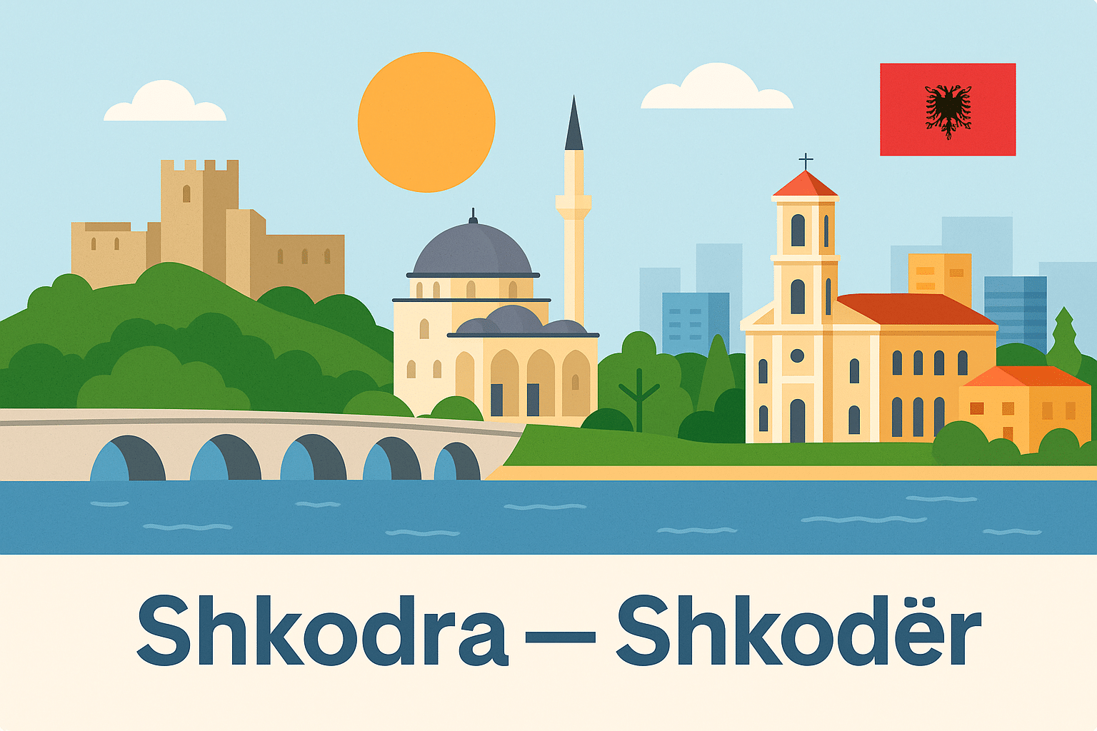 shkodra, albanie