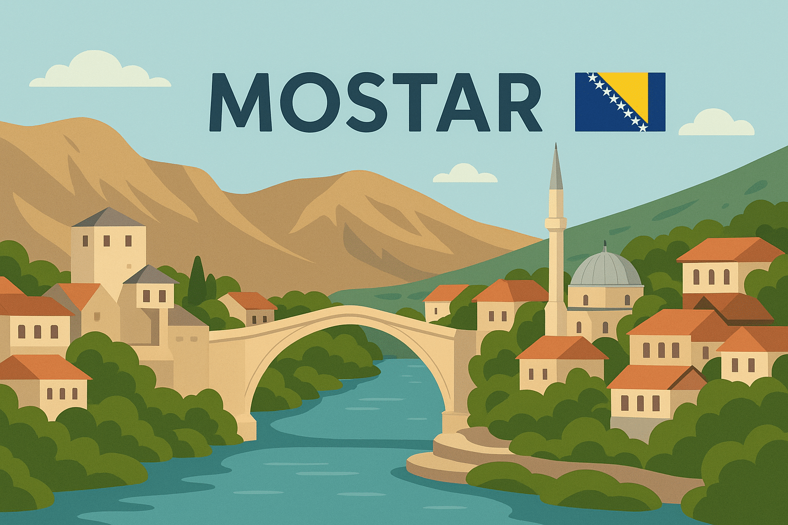 mostar, bosnie herzégovine